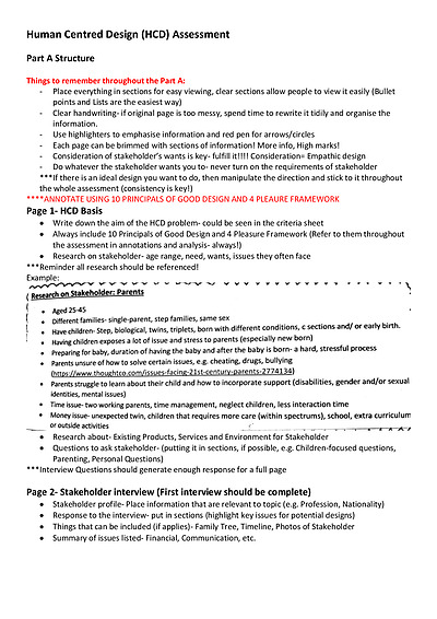 Cover page of Human Centered Design Assessment