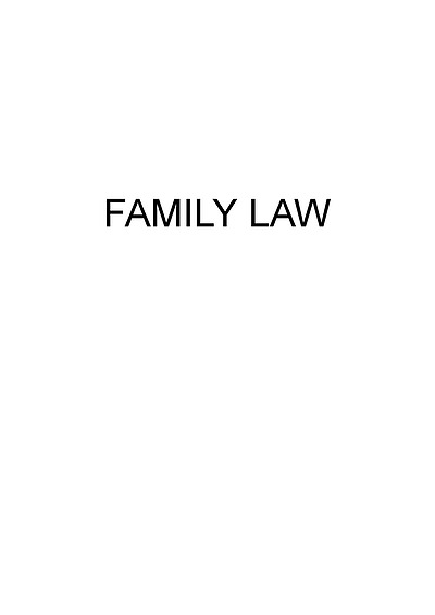 Cover page of Complete 'Family Law' and 'Consumer Law' Legal Studies HSC Notes