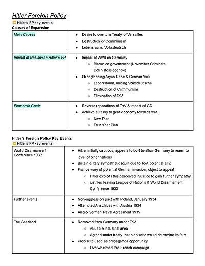 Cover page of IB History of Europe Paper 1 &amp; Paper 2 Revision Notes