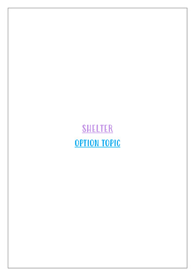 Cover page of SHELTER legal studies notes - written by 95.80 ATAR HSC student