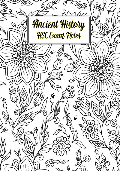 Cover page of Full Ancient History Exam Notes