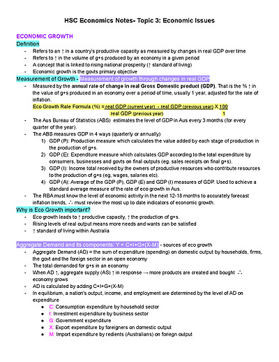 Cover page of Topic 3: Economic Issues