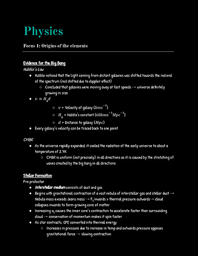 Cover page of FULL PHYSICS MOD 8 NOTES