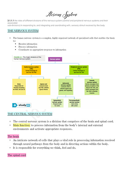 Cover page of Psychology Unit 3 AOS 1 notes
