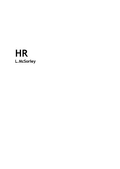 Cover page of Human Resources 