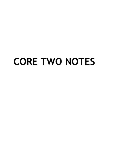 Cover page of CORE 2