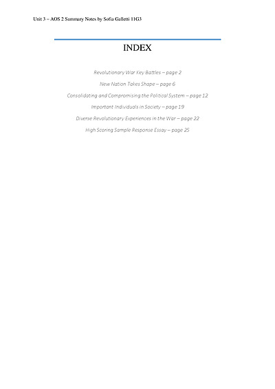 Cover page of AMERICAN REV UNIT 3 AOS 2 NOTES