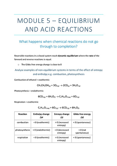 Cover page of Module 5 Notes