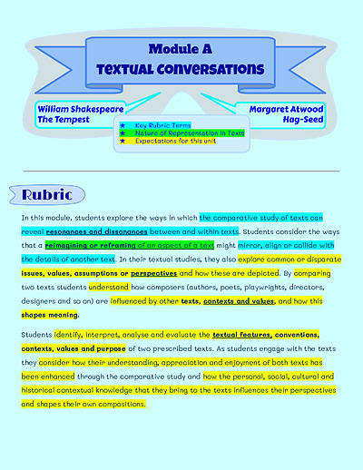 Cover page of BAND 6 | 99+ ATAR | ENG ADV MODULE A NOTES