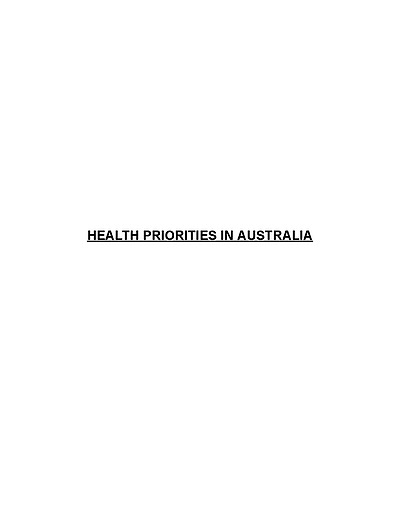 Cover page of HSC PDHPE Course Notes