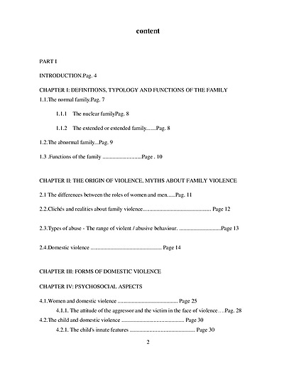 Cover page of Forms of Domestic Violence - Psychosocial Aspects