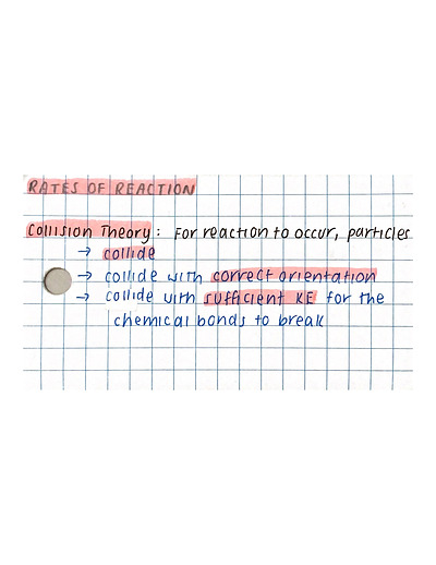 Cover page of SACE Y12 Chemistry Topic 2- Managing Chemical Processes Full Topic Flashcards