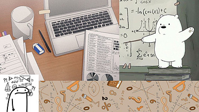Cover page of Maths Advanced syllabus achieving notes with table of contents: 