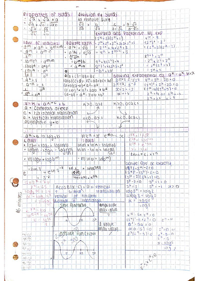 Cover page of 12 Stage 2 Mathematical Methods Function