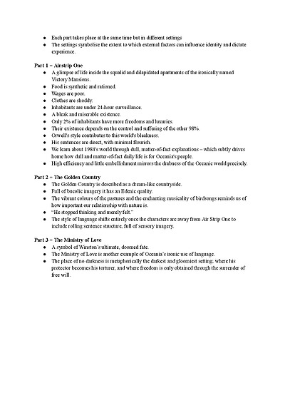 Cover page of HSC English Advanced 1984 Setting Notes