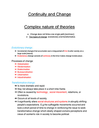 Cover page of Society and Culture HSC: Continuity and Change
