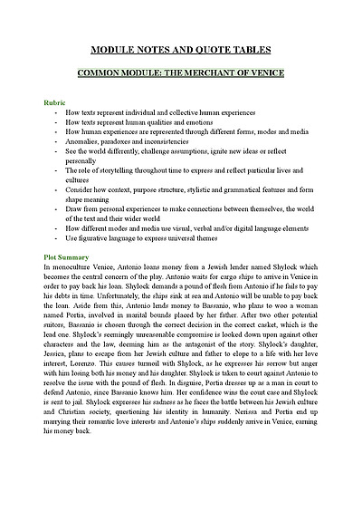 Cover page of ALL ENGLISH NOTES + QUOTES AND TECHNIQUES - HSC English Advanced