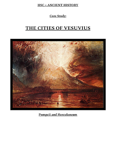 Cover page of Pompeii and Herculaneum - Ancient Notes (63pgs - 95 mark)