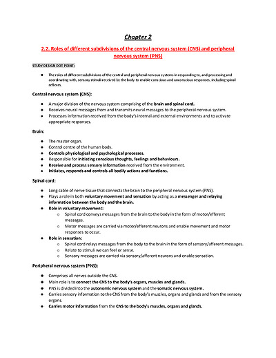 Cover page of Psychology Unit 3 Notes