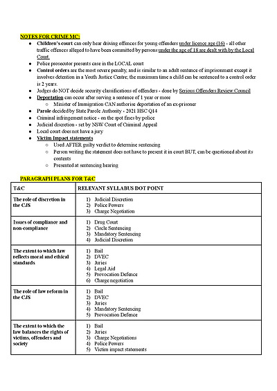 Cover page of BAND 6 CRIME SKELETON ESSAY FOR ALMOST EVERY DOT POINT