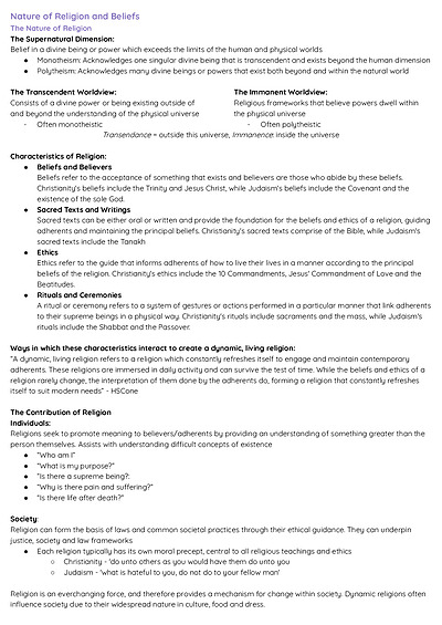 Cover page of Preliminary SORII Study Notes (All Topics)
