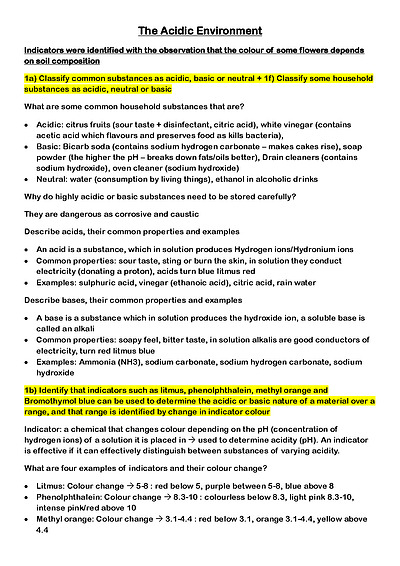 Cover page of Chemistry: FULL study notes, Band 6 99 ATAR