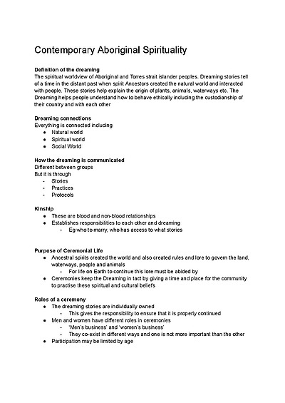 Cover page of Complete SOR section 1 year 12 notes