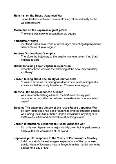 Cover page of Japan national study SURVEY historian quotes