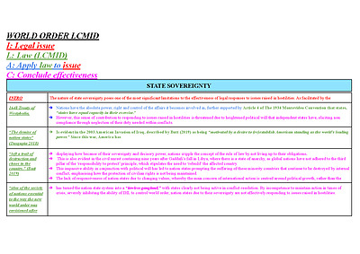 Cover page of LEGAL WORLD ORDER LCMID