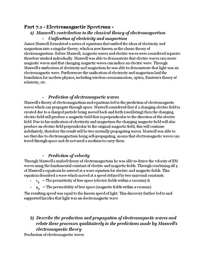 Cover page of HSC Physics Module 7 review