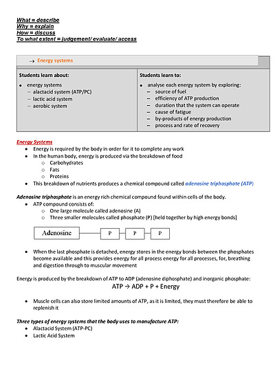 Cover page of HSC Core 2: Factors Affecting Performance 