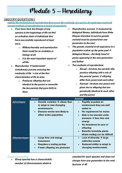 Cover page of BIOLOGY  - BAND 6 Notes