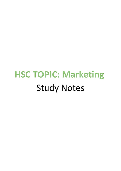 Cover page of Business Notes Full Course