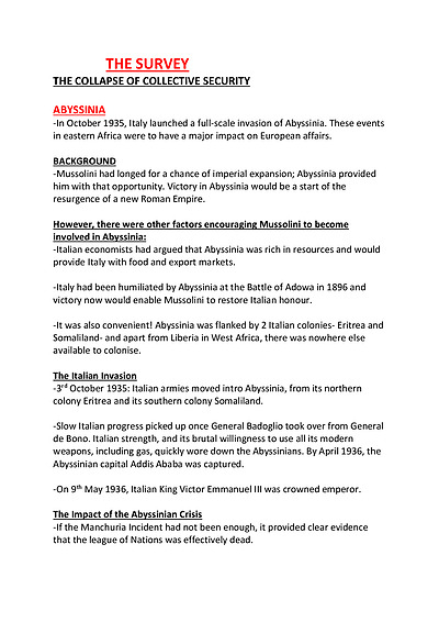 Cover page of Peace and Conflict: Conflict in Europe notes