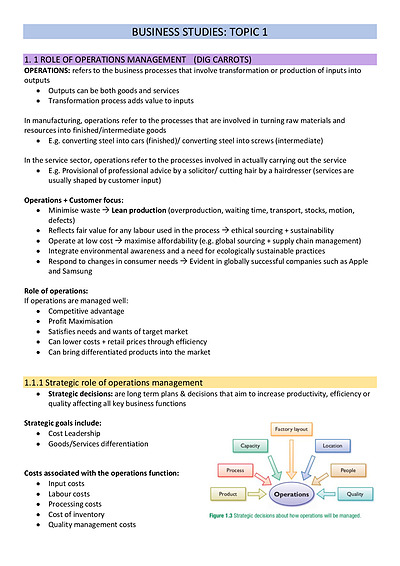 Cover page of Band 6 - Operations Notes (With Case Studies)