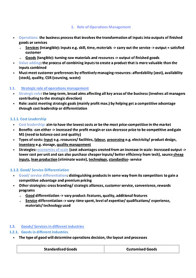 Cover page of 99.2 ATAR | BUSINESS STUDIES NOTES!!!!!! | HYPER-DETAILED