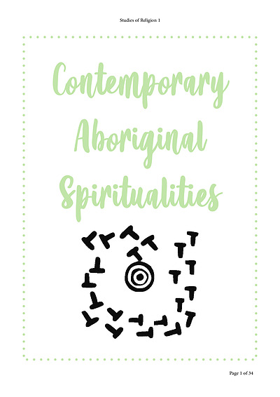 Cover page of Studies of Religion 1 Notes