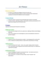 Cover page of Band 6 HSC Visual Arts Notes *CONCISE*