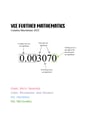 Cover page of VCE FURTHER UNITS 3/4, data analysis, financial and matrices