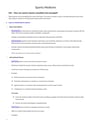 Cover page of PDHPE notes - Sports Medicine