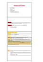 Cover page of HSC Crime Index Cards Whole Topic