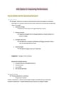 Cover page of PDHPE improving performance notes - first in class