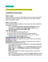 Cover page of Legal Studies Human Rights + Crime notes (HSC)
