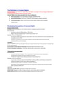 Cover page of Year 12 Legal Studies Notes for Human Rights