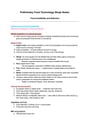 Cover page of Food Technology Summary notes- year 11 notes for yearly 