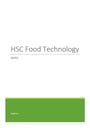 Cover page of HSC Food Technology Notes