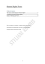 Cover page of Human Rights Short and Easy notes