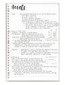 Cover page of SACE Y10 Chemistry- Acids, Bases and Indicators Notes