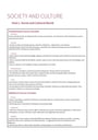 Cover page of Society & Culture - Preliminary Course Notes