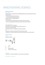 Cover page of Investigating Science - Preliminary Notes (Mod 1.)